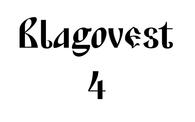 Blagovest 4 specimen from ParaType