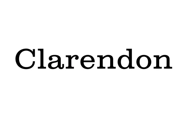 Clarendon specimen from ParaType