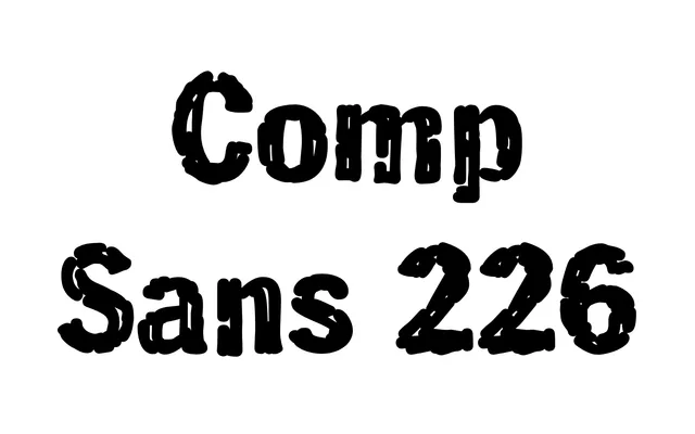 Comp Sans 226 specimen from ParaType