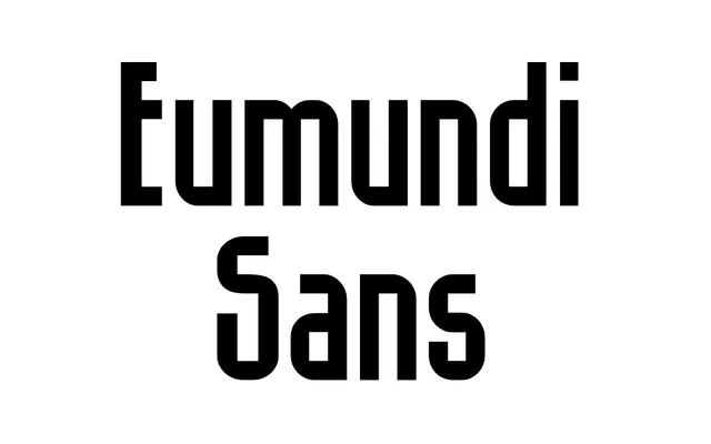 Eumundi Sans specimen from ParaType