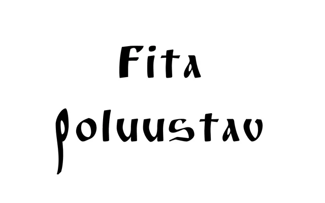 Fita Poluustav specimen from ParaType