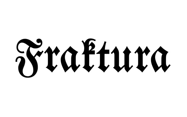 Fraktura specimen from ParaType