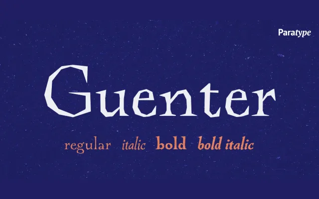 Guenter specimen from ParaType