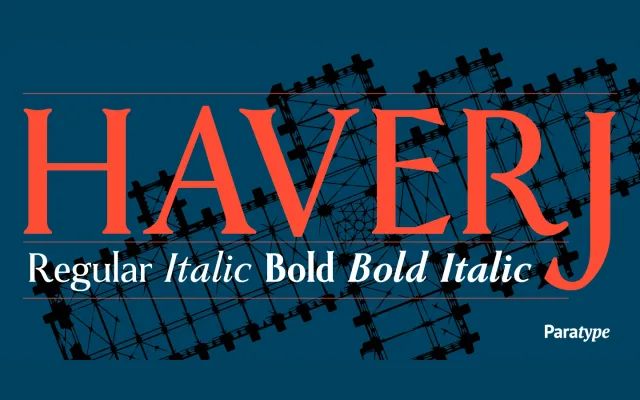 Haverj specimen from ParaType