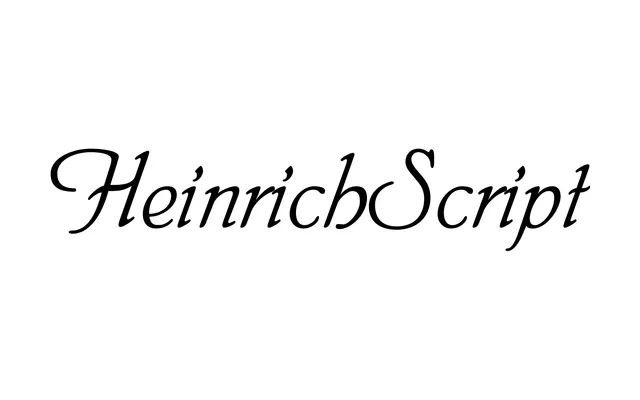 HeinrichScript specimen from ParaType