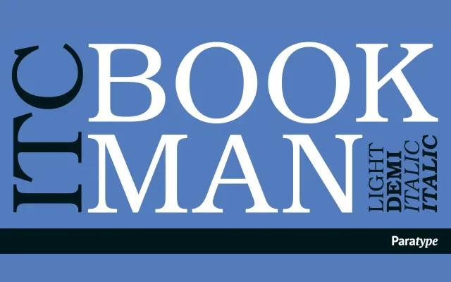 ITC Bookman specimen from ParaType