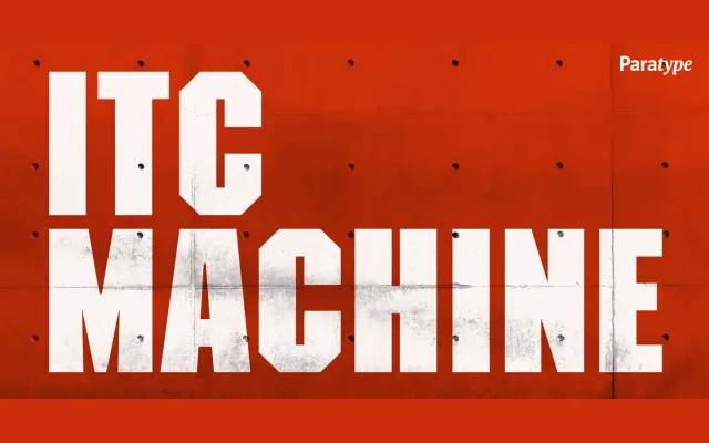 ITC Machine specimen from ParaType