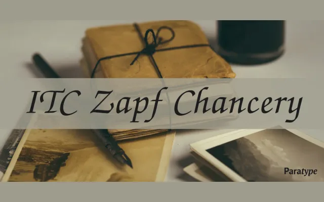 ITC Zapf Chancery specimen from ParaType