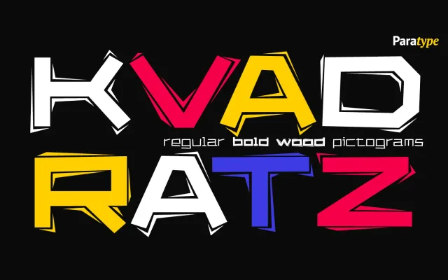 KvadratZ specimen from ParaType
