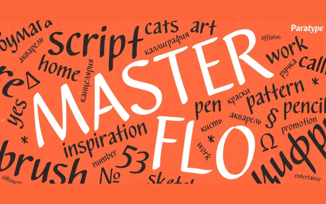 MasterFlo specimen from ParaType