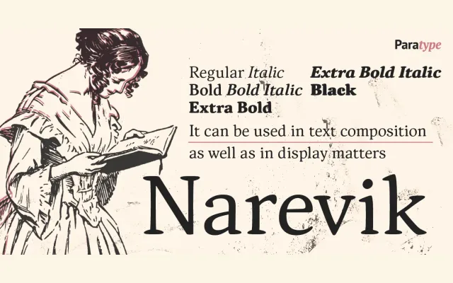 Narevik specimen from ParaType