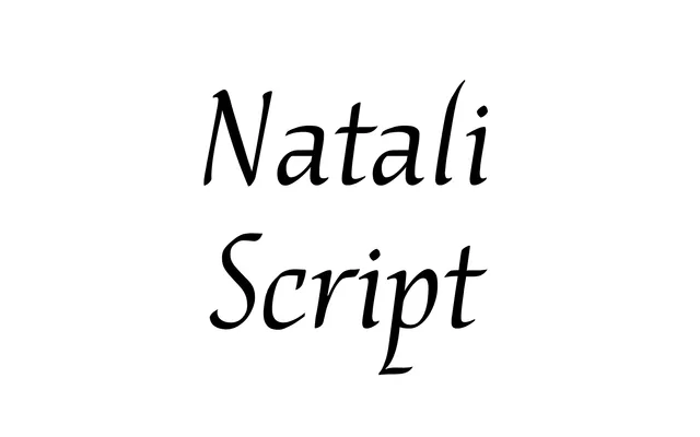 Natali Script specimen from ParaType