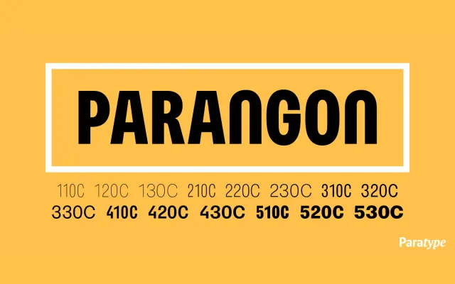 Parangon specimen from ParaType