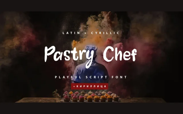 Pastry Chef specimen from ParaType