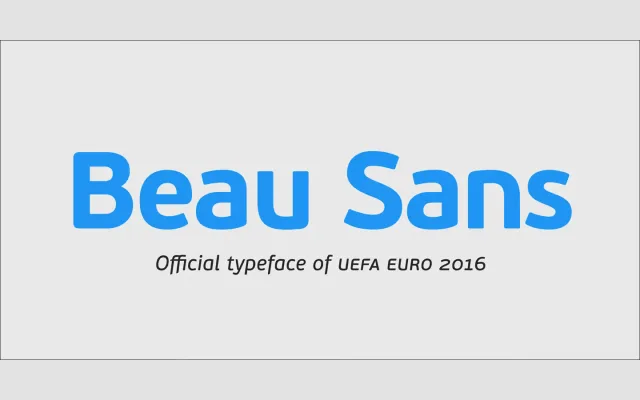 PF Beau Sans Pro specimen from ParaType