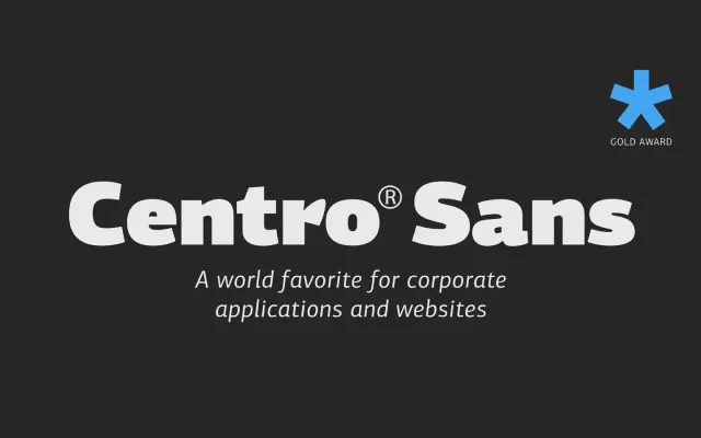 PF Centro Sans Pro specimen from ParaType