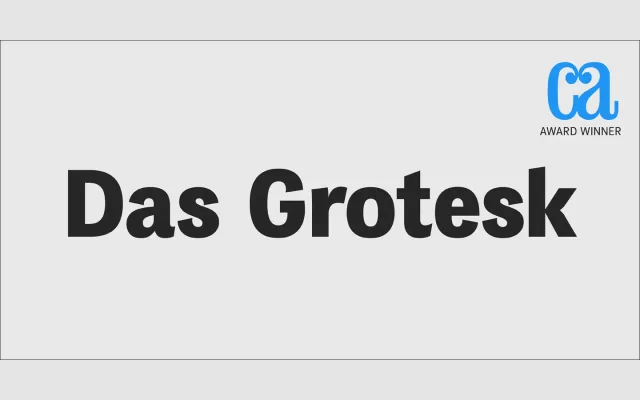 PF Das Grotesk Pro specimen from ParaType