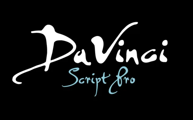 PF DaVinci Script Pro specimen from ParaType