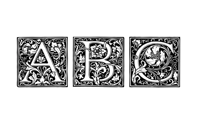 PF Goudy Initials Pro specimen from ParaType