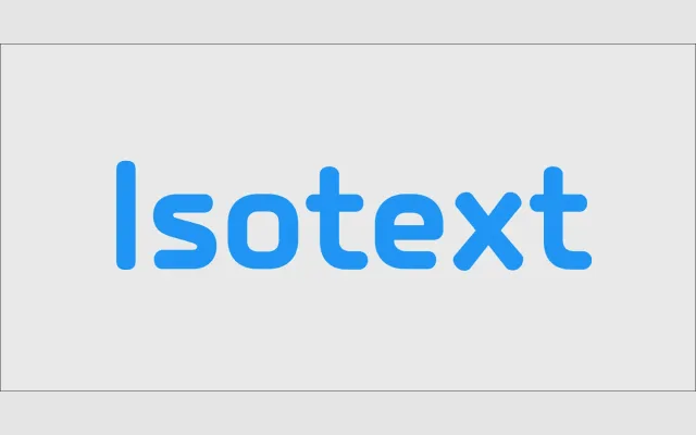 PF Isotext Pro specimen from ParaType