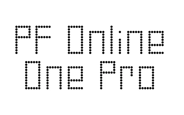 PF Online One Pro specimen from ParaType