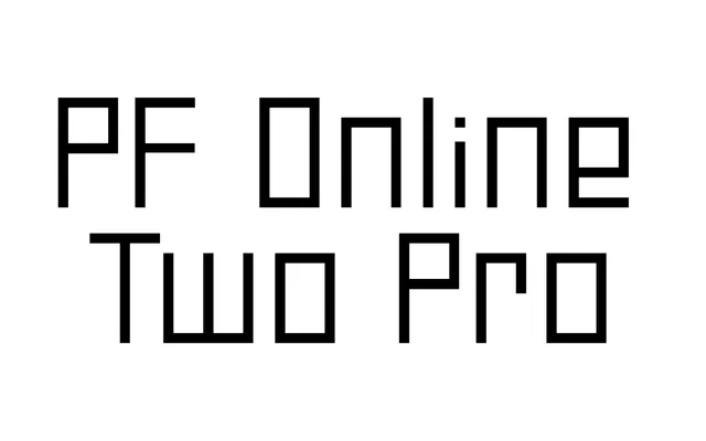 PF Online Two Pro specimen from ParaType