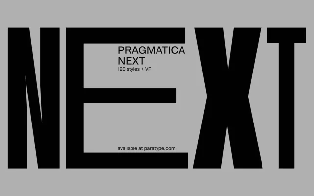 Pragmatica Next specimen from ParaType