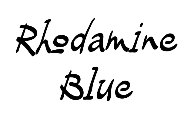 Rhodamine Blue specimen from ParaType