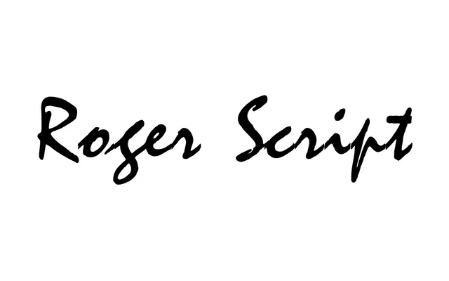 Roger Script specimen from ParaType