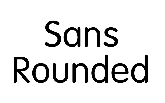 Sans Rounded specimen from ParaType