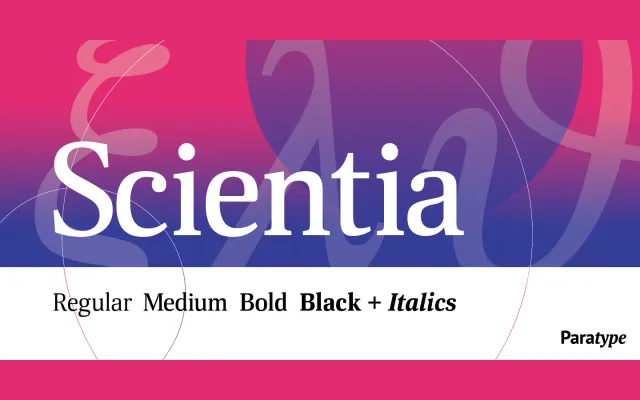 Scientia specimen from ParaType
