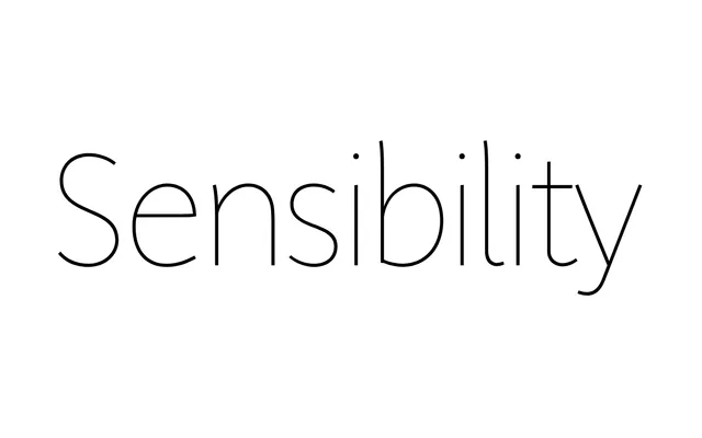 Sensibility specimen from ParaType