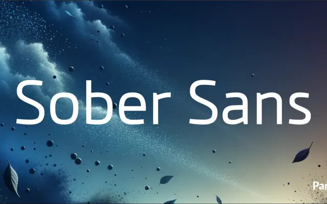 Sober Sans specimen from ParaType