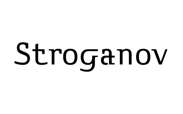 Stroganov specimen from ParaType