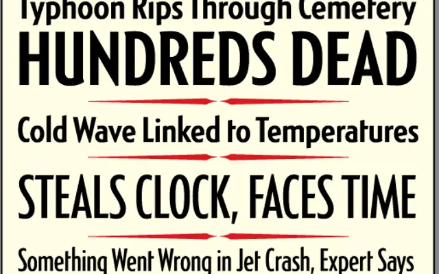 Generica Light & Medium specimen from Parkinson Type Design