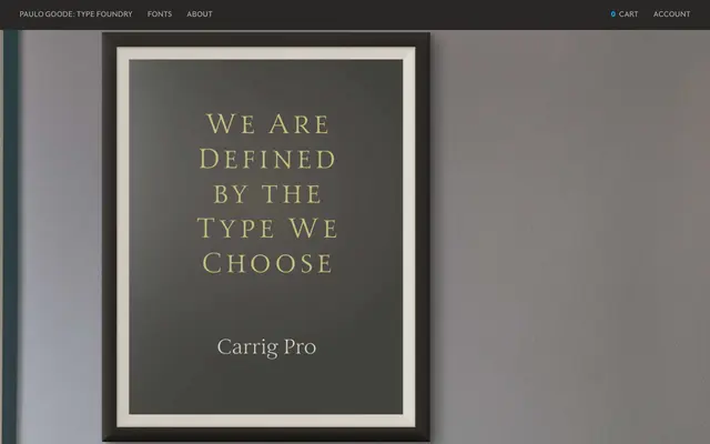 Carrig Pro specimen from Paulo Goode