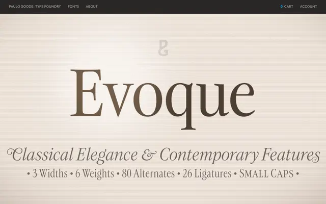 Evoque specimen from Paulo Goode