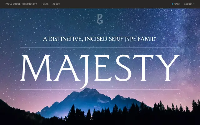 Majesty specimen from Paulo Goode
