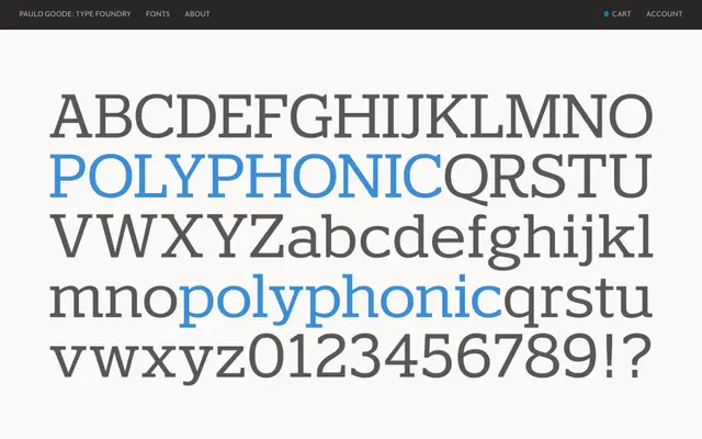 Polyphonic specimen from Paulo Goode