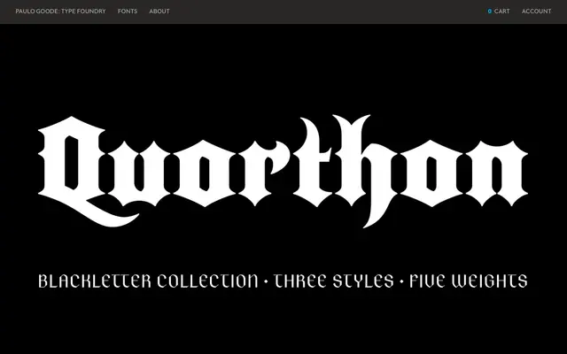 Quorthon specimen from Paulo Goode