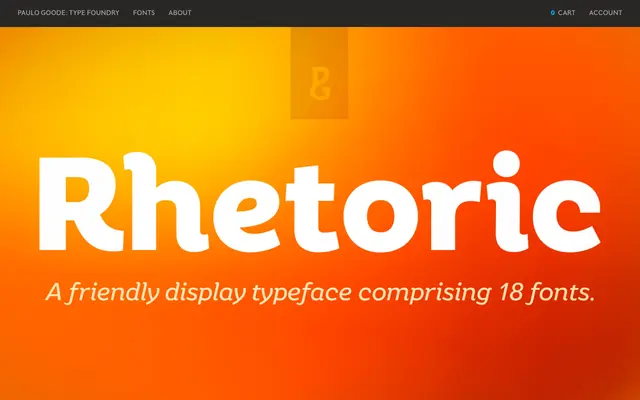 Rhetoric specimen from Paulo Goode