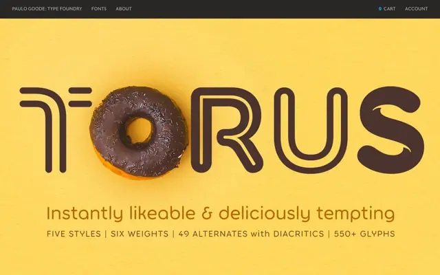 Torus specimen from Paulo Goode
