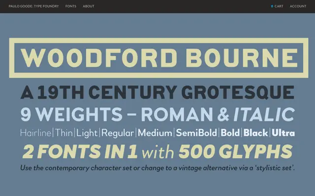 Woodford Bourne specimen from Paulo Goode