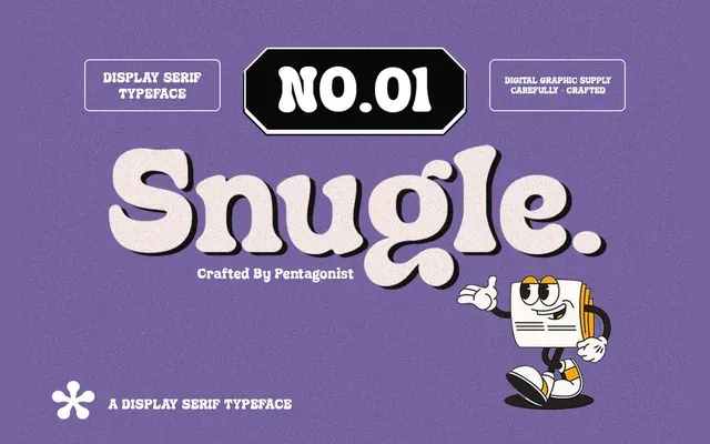 Snugle specimen from Pentagoni Studio