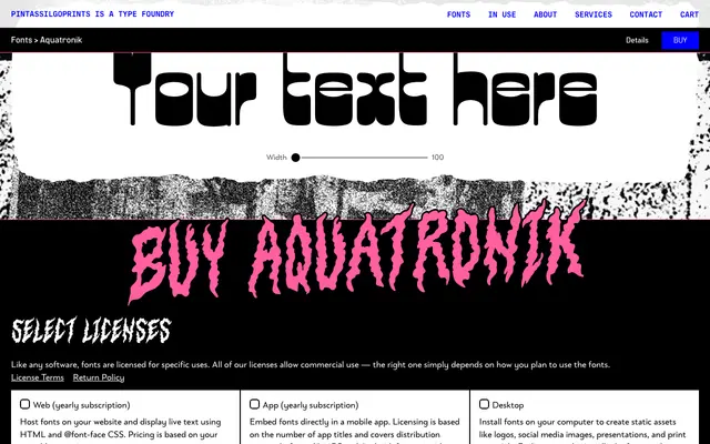 Aquatronik specimen from PintassilgoPrints