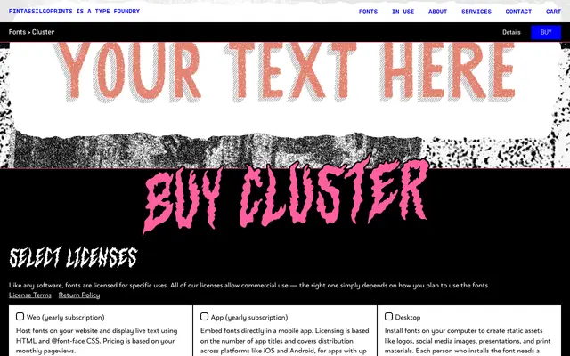 Cluster specimen from PintassilgoPrints