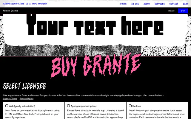 Grante specimen from PintassilgoPrints