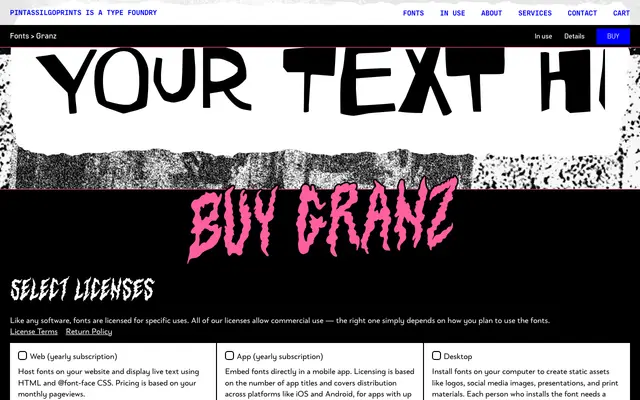 Granz specimen from PintassilgoPrints