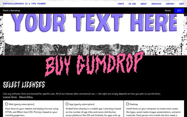Gumdrop specimen from PintassilgoPrints