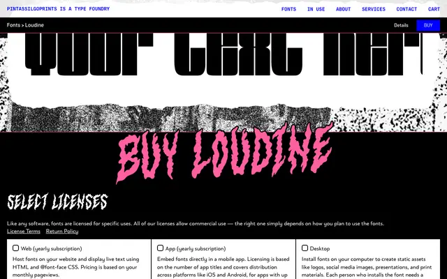 Loudine specimen from PintassilgoPrints